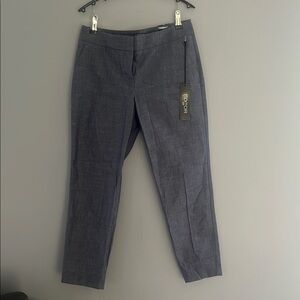 Express Blue Straight Leg Pants